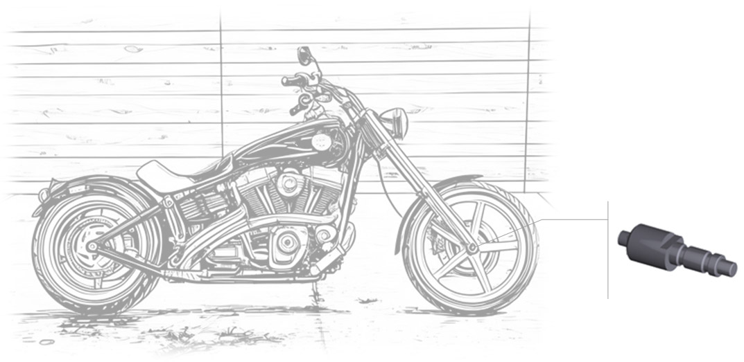 motorcycle-axle
